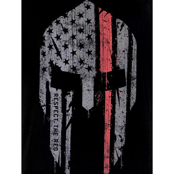 Howitzer Style Men's T-Shirt RESPECT THE RED Military Grunt - Picture 5 of 9